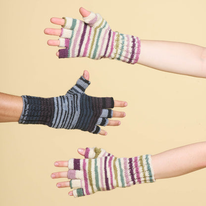 Patons Fingerless Knit Gloves For Adult All Variants