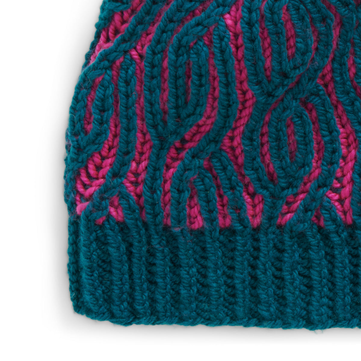 Knit Hat made in Patons Inspired Yarn