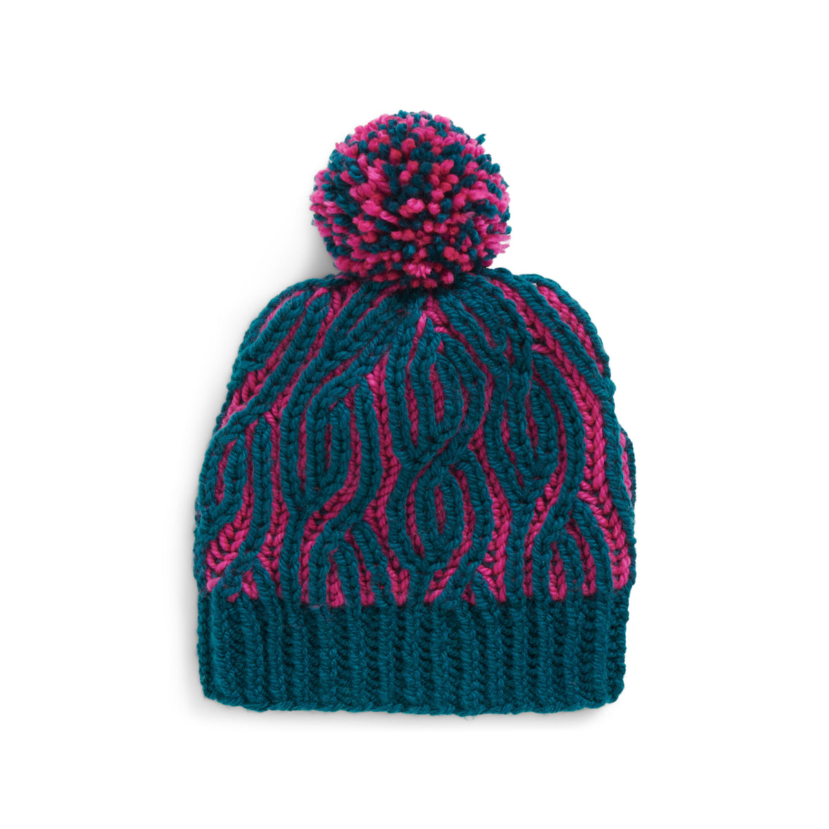 Knit Hat made in Patons Inspired Yarn