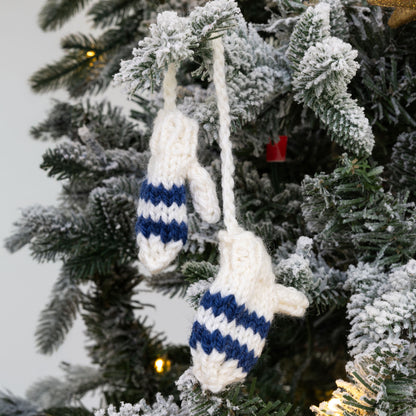 Patons Knit Adorable Mini Holiday Ornaments Knit Adorable Mini Holiday Ornaments made using Patons yarn