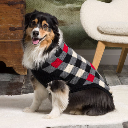 Patons Knit Canine Checks Knit Canine Checks made using Patons yarn