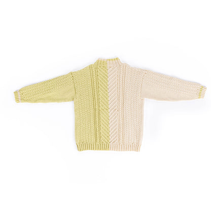 Patons Knit Split Cable Sweater Knit Split Cable Sweater made using Patons yarn