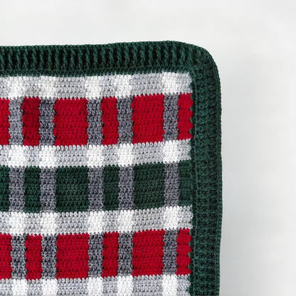 Crochet Christmas Plaid Throw Crochet Christmas Plaid Throw