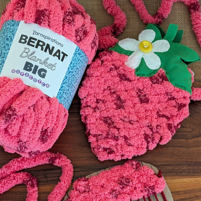 Bernat Woven Strawberry Bag Bernat Woven Strawberry Bag