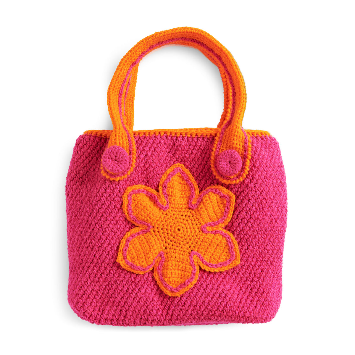 Crochet Bag made in Red Heart Super Saver Yarn