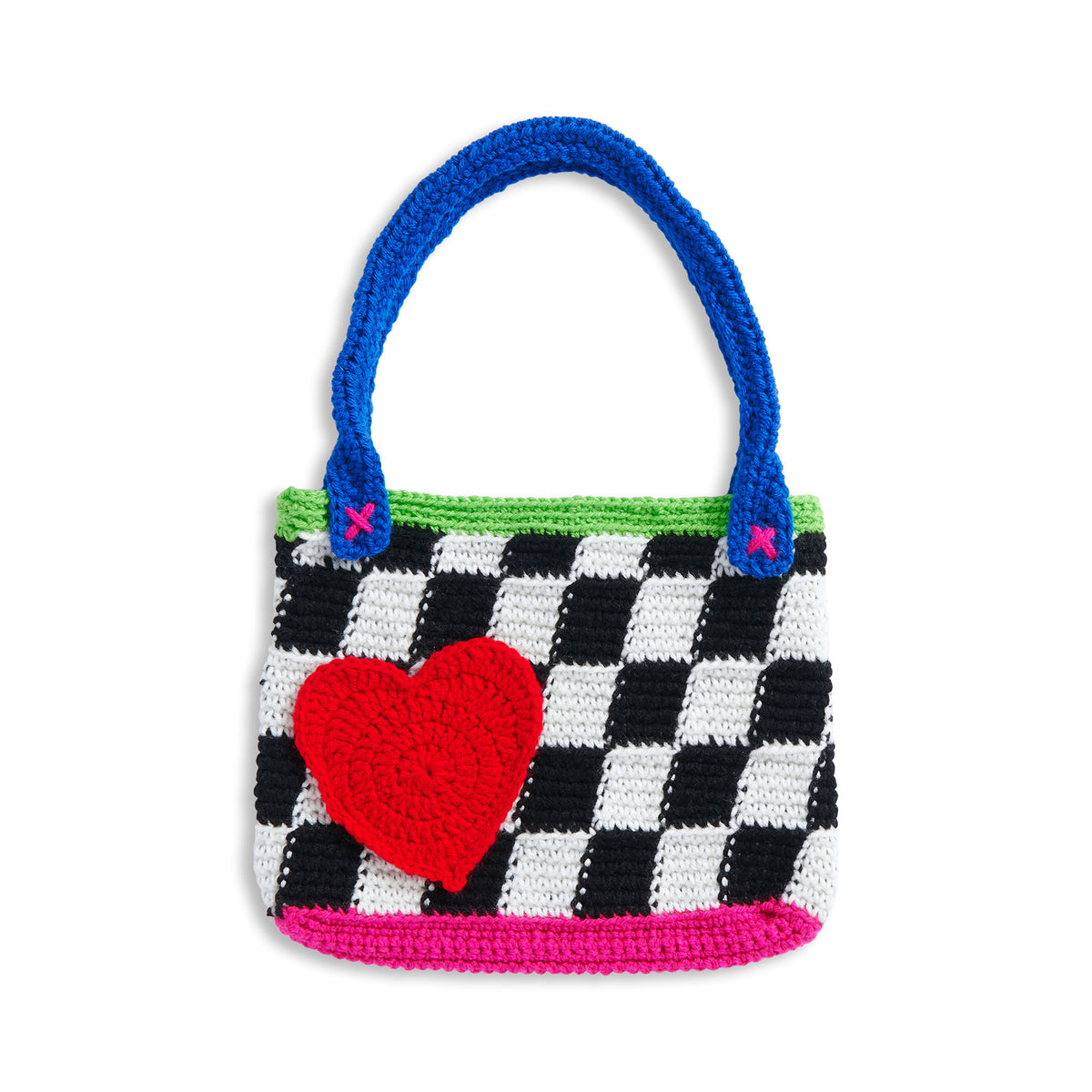 Crochet Tote Bag made in Red Heart Super Saver Kits Yarn