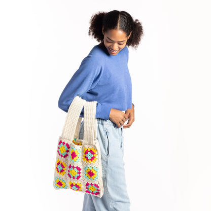 Red Heart Granny Squares Galore Crochet Bag Crochet Bag made in Red Heart Super Saver Yarn