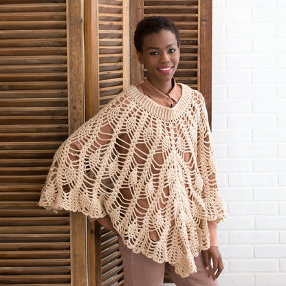 Red Heart Crochet Poetry Poncho Crochet Poetry Poncho made using Red Heart yarn