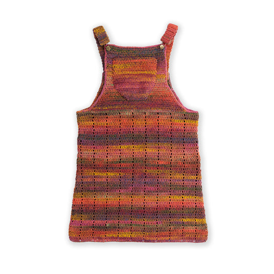 Red Heart Crochet So Over-All of It Dress