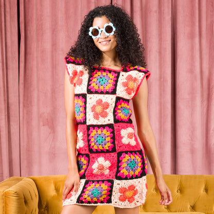 Red Heart Crochet Flower Frock Crochet Flower Frock made using Red Heart yarn