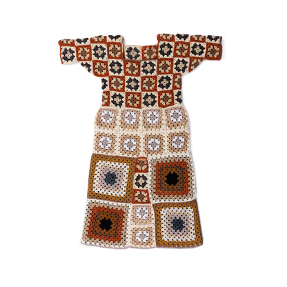 Red Heart Love Granny Squares Crochet Dress Love Granny Squares Crochet Dress made using Red Heart yarn
