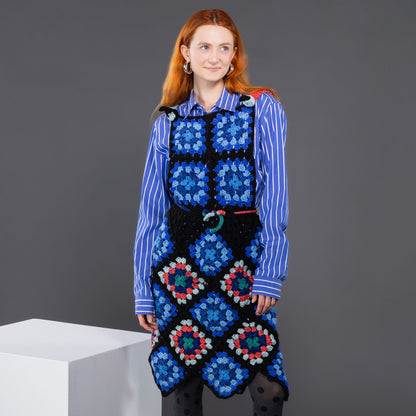 Red Heart Crochet Square Root Jumper Crochet Square Root Jumper made using Red Heart yarn