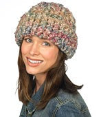 Quick Crochet Hat made using Red Heart yarn