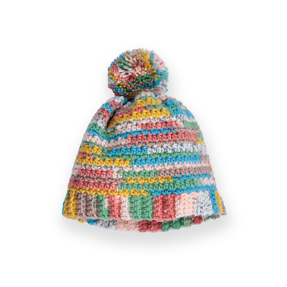Red Heart Crochet Stripes Hat Crochet Stripes Hat made using Red Heart yarn