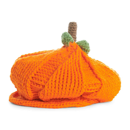 Red Heart Newsboy Pumpkin Crochet Hat Crochet Hat made in Red Heart Super Saver Yarn