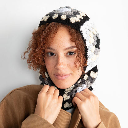 Red Heart Granny Crochet Balaclava Crochet Balaclava made in Red Heart All in One Granny Square Yarn