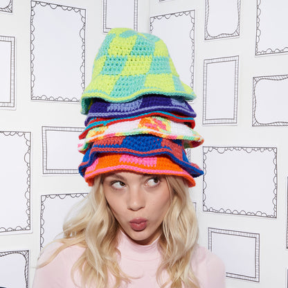 Red Heart Crochet Fact Check Bucket Hat All Variants