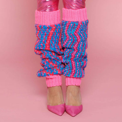 Red Heart Crochet Leg Warmers Crochet  made in Red Heart Super Saver yarn