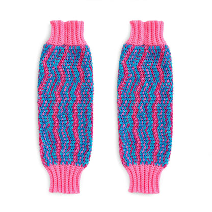 Red Heart Crochet Leg Warmers Crochet  made in Red Heart Super Saver yarn