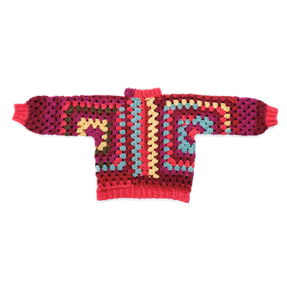 Red Heart Love My Crochet Hexi Colorful Pullover Love My Crochet Hexi Colorful Pullover made using Red Heart yarn