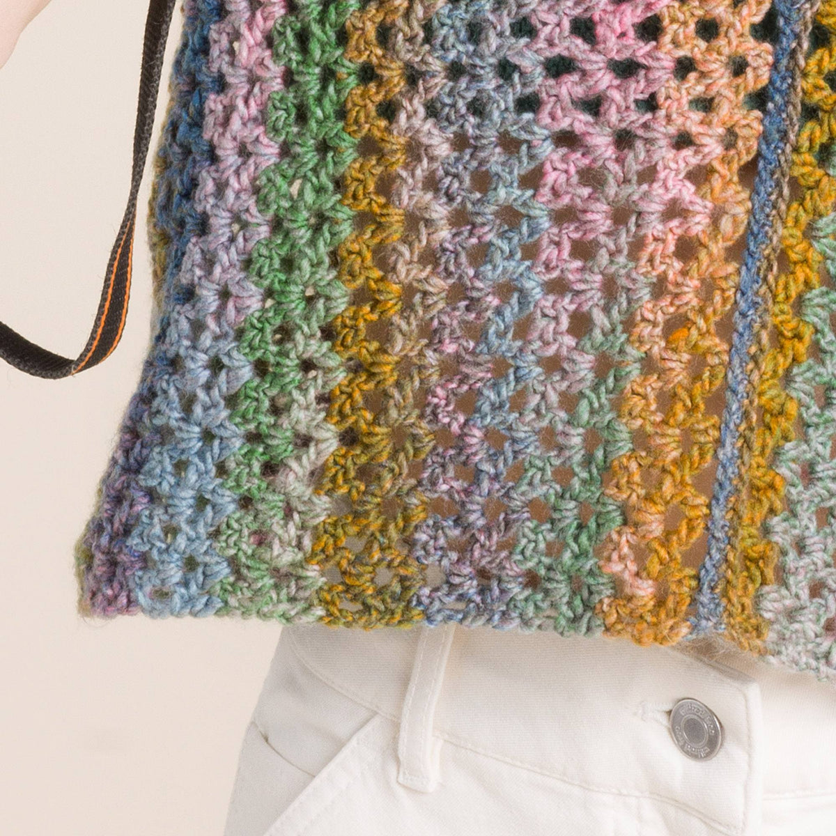 Crochet Vest made in Red Heart Yarn