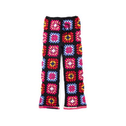 Red Heart Crochet Smarty Pants Crochet Pant made in Red Heart All in One Granny Square Yarn