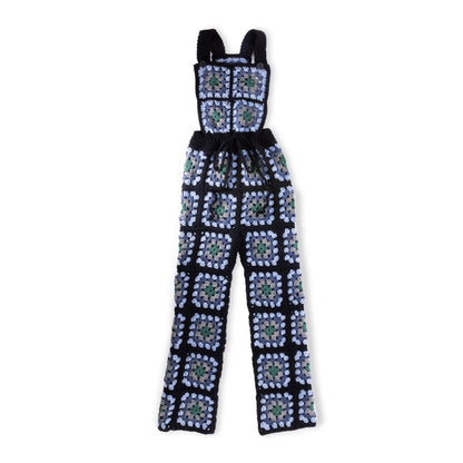 Red Heart Crochet Granny Square Overalls Crochet Granny Square Overalls made using Red Heart yarn