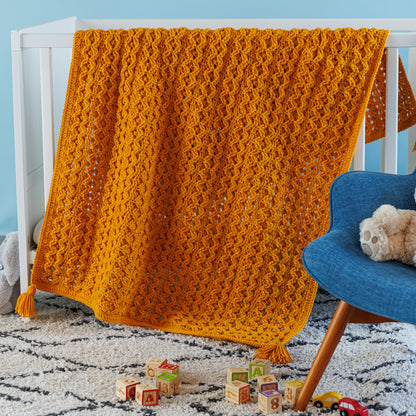 Red Heart Golden Waves Throw Red Heart Golden Waves Throw