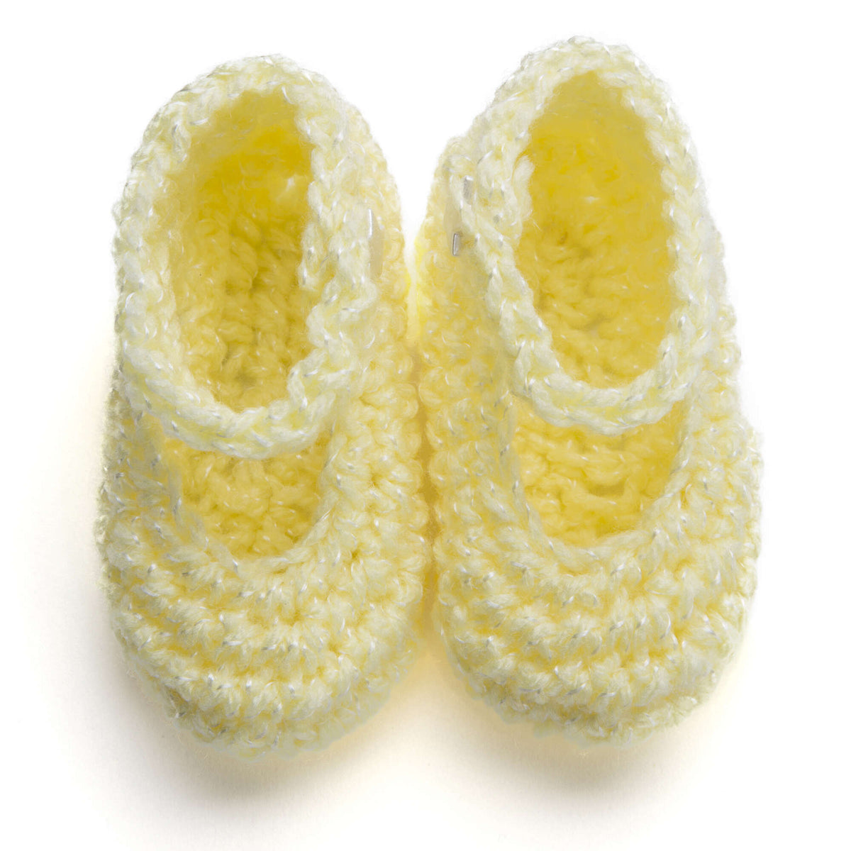 Crochet Bootie made in Red Heart Baby Econo yarn