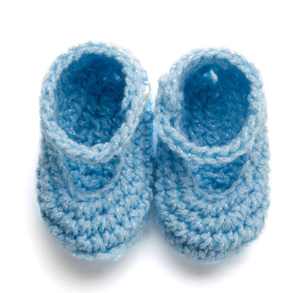 Red Heart Baby Econo Dress Up Booties Crochet Bootie made in Red Heart Baby Econo yarn