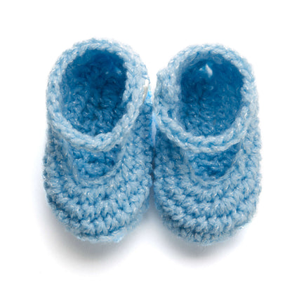 Red Heart Baby Econo Dress Up Booties Crochet Bootie made in Red Heart Baby Econo yarn