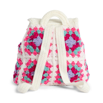 Red Heart Crochet Pack a Bunch Backpack Pink Punch