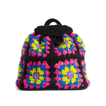 Red Heart Crochet Pack a Bunch Backpack Neon Lights