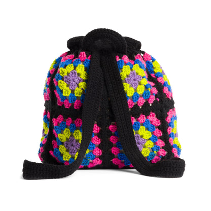 Red Heart Crochet Pack a Bunch Backpack Neon Lights