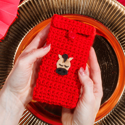 Red Heart New Years Animals Crochet Envelope New Years Animals Crochet Envelope made using Red Heart yarn