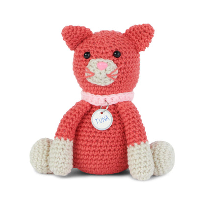 Red Heart Crochet Tuna & Bones Toy Duo Crochet Toy made in Red Heart Super Saver Yarn