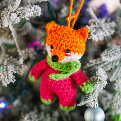 Red Heart Crochet Fa La La La Fox Amigurumi Crochet Fa La La La Fox Amigurumi made using Red Heart yarn
