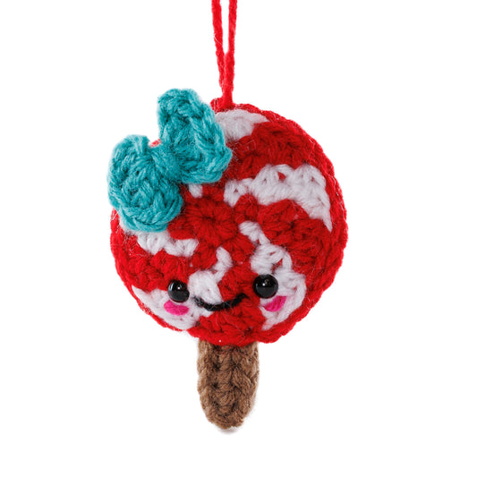 Crochet Lolly Amigurumi made using Red Heart yarn