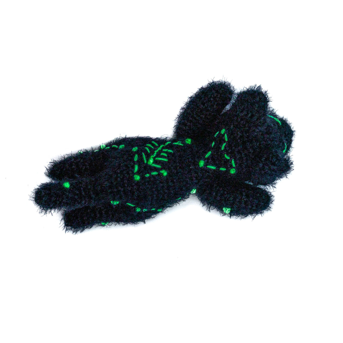 Crochet Sleepy Time Kitty made using Red Heart yarn