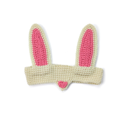 Red Heart Crochet Dress Up Headbands Bunny