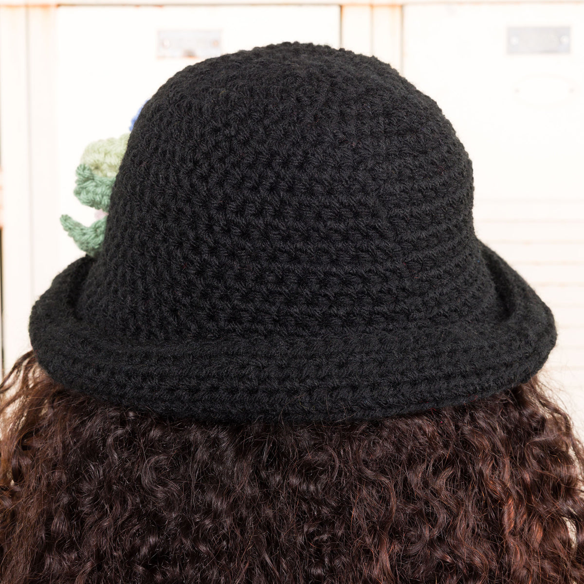 Bowled Over Crochet Hat made using Red Heart yarn
