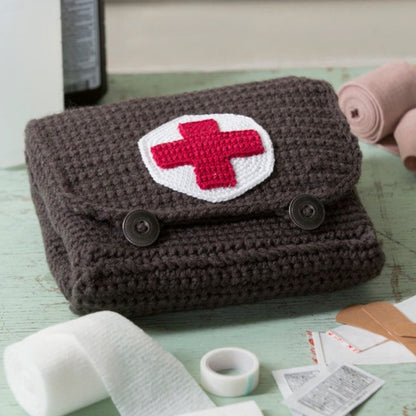Red Heart Cares Crochet First Aid Kit Cares Crochet First Aid Kit made using Red Heart yarn