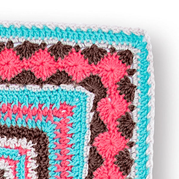 Better Together Crochet Afghan made using Red Heart yarn