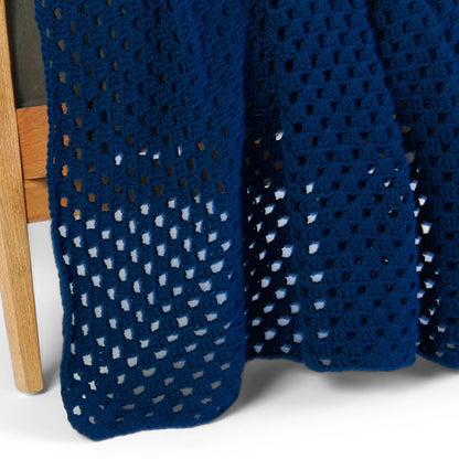 Red Heart Crochet Classic Granny Square Throw Crochet Throw made in Red Heart Super Saver Yarn