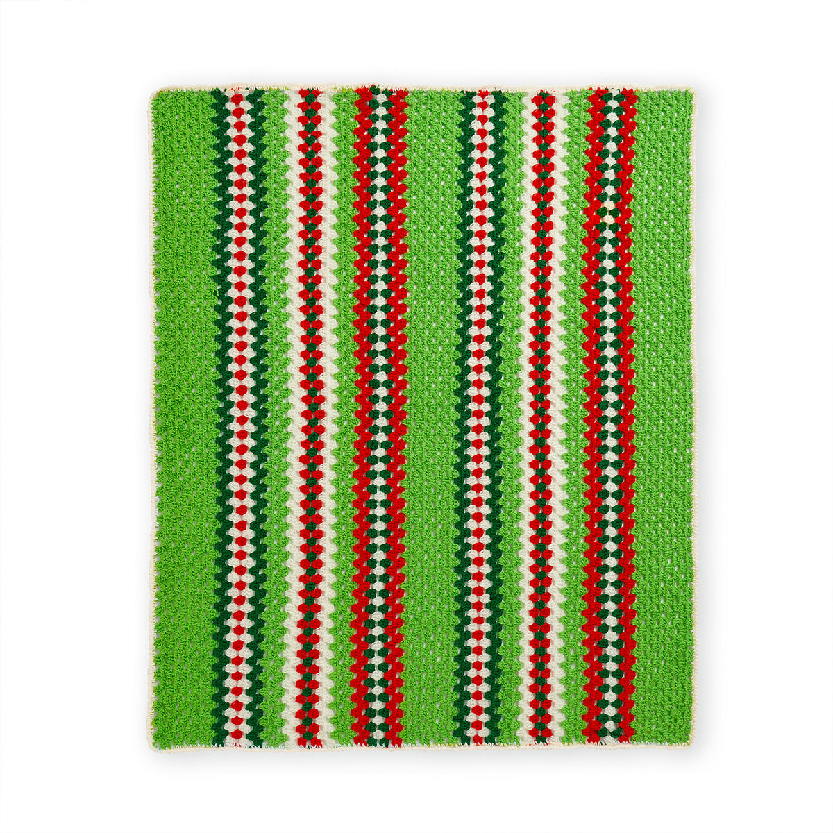 Crochet Christmas At Granny'S Blanket made using Red Heart yarn