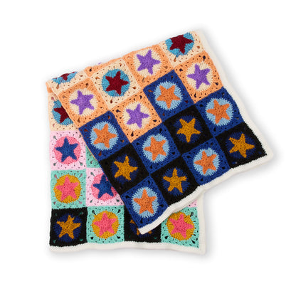 Red Heart Starry Spectrum Crochet Blanket Red Heart Starry Spectrum Crochet Blanket