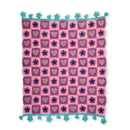 Red Heart Star Crossed Lovers Crochet Blanket Red Heart Star Crossed Lovers Crochet Blanket
