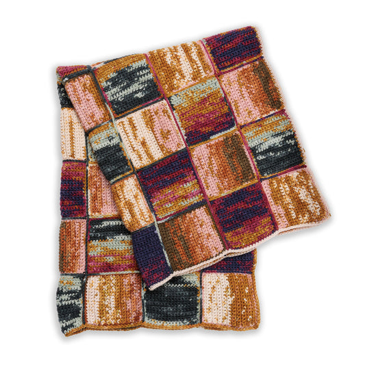Red Heart This and That Crochet Blanket