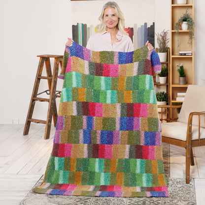 Red Heart So Stripy Crochet Blanket Red Heart So Stripy Crochet Blanket