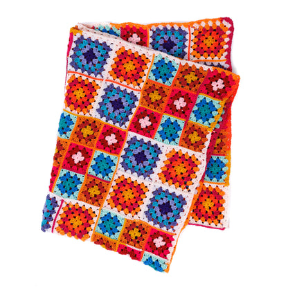 Red Heart Zippy Stripes Crochet Blanket Zippy Stripes Crochet Blanket made using Red Heart yarn